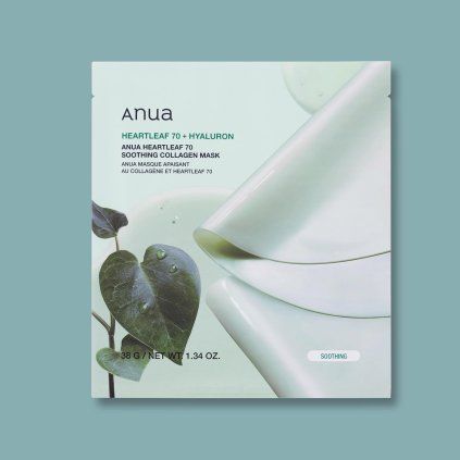 1414 2 heartleaf 70 soothing collagen mask