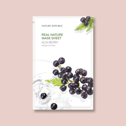 1714 1 real nature mask sheet acai berry