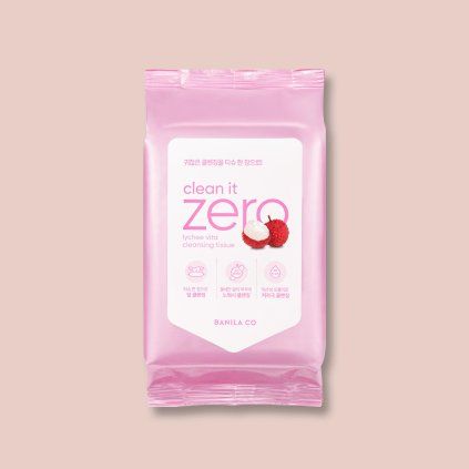 Clean It Zero Lychee Vita Cleansing Tissue